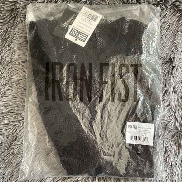 Iron Fist Black Mesh Overlay Dress - Picture 4 of 8